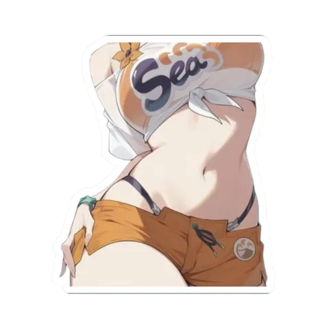 Summertime Belle — Kiss-Cut sticker