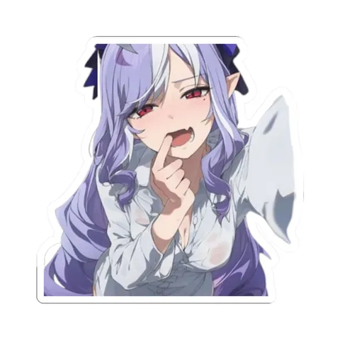 Vivian Checking Teeth — Kiss-Cut sticker