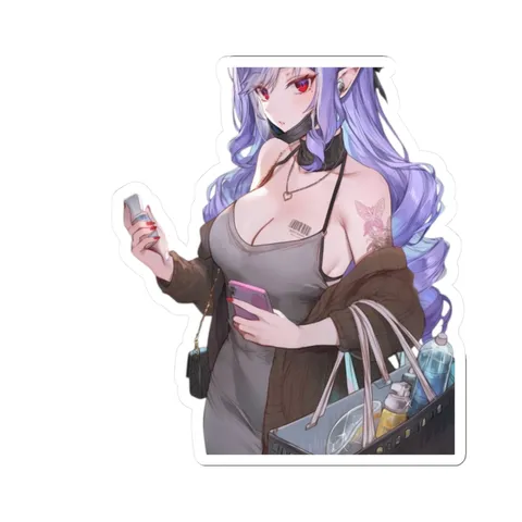 Vivian Shopping — Kiss-Cut sticker