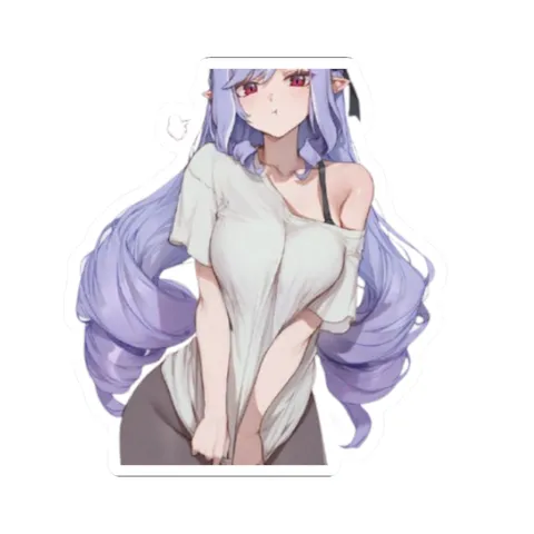 Vivian Sleepover Pajamas — Kiss-Cut sticker