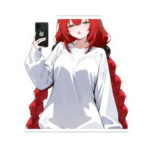 Yuzuha Sleepy — Sticker sticker