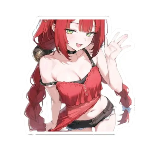 Yuzuha Summertime — Kiss-Cut sticker
