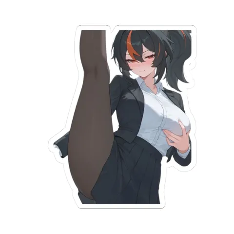 Zhu Yuan Splits — Kiss-Cut sticker