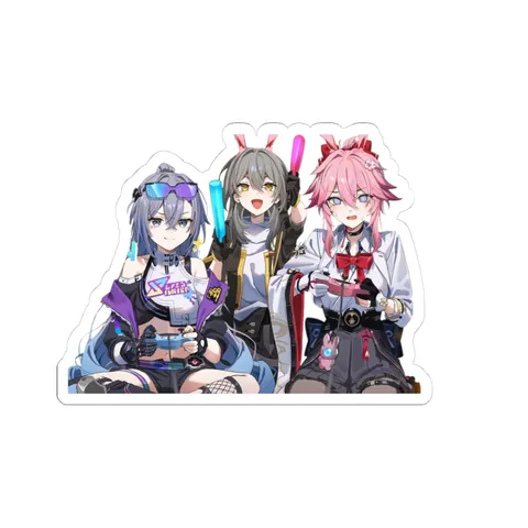 Silver Wolf Stelle Evanescia Gaming — Kiss-Cut sticker