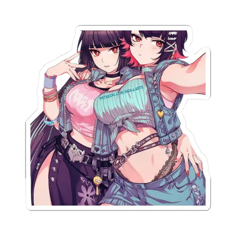Miyabi and Ellen Joe — Kiss-Cut sticker