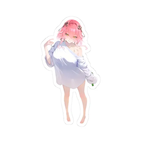 Changli Oversized White Shirt sticker