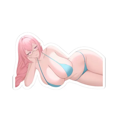 Tsukishiro Yanagi Blue String Bikini sticker