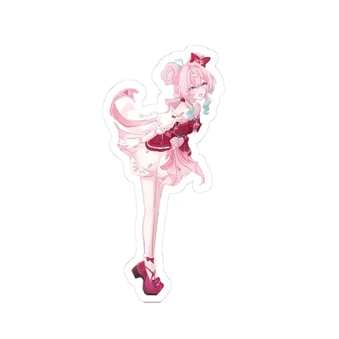 Hyacine Pink Maroon Outfit sticker