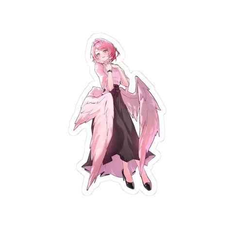 Remielle Dan Pink Wings — Sticker sticker