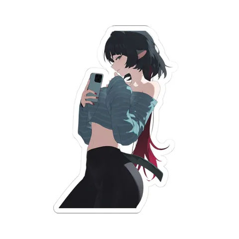 Jane Doe Mirror Selfie sticker