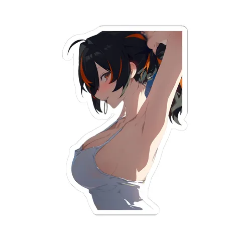 Zhu Yuan White Tank Top sticker
