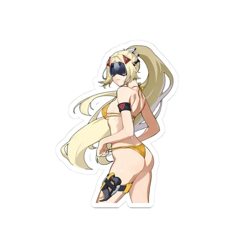 Trigger Gold Bikini sticker