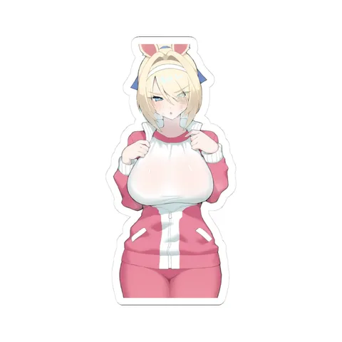 Sigrid Pink White Tracksuit — Sticker sticker