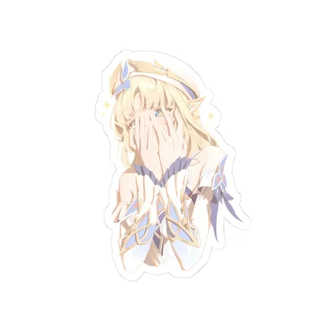 Nicole Reeyn White Blue Uniform sticker