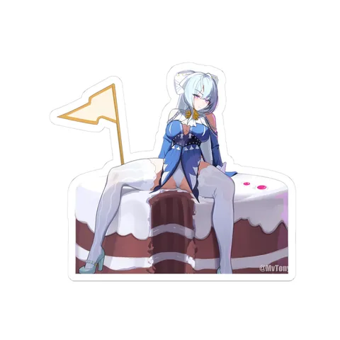 Velina Airgid Chocolate Cake sticker