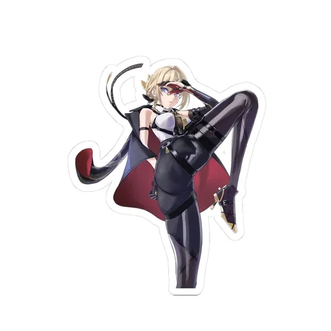 Evelyn Chevalier High Kick sticker