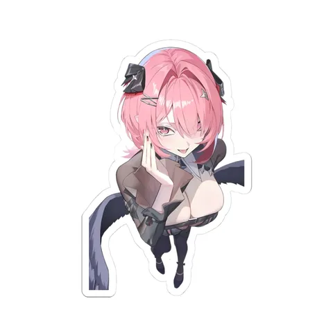 Remielle Dan High Collar Outfit — Sticker sticker