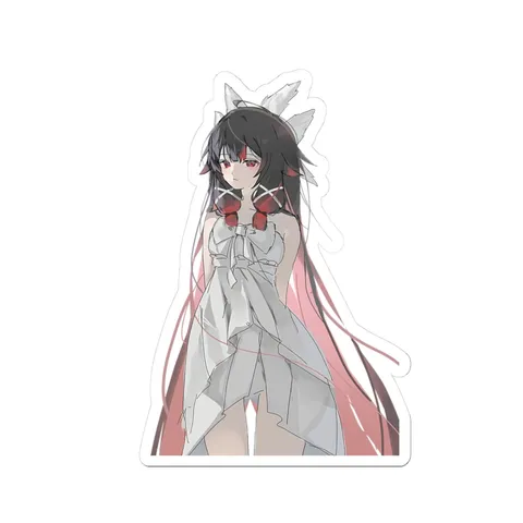 Columbina White Dress sticker