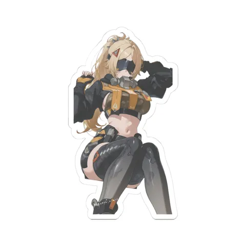 Trigger Gas Mask sticker