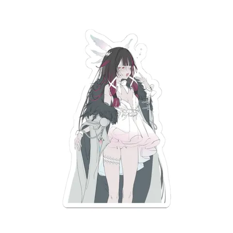 Columbina Fur Trimmed Coat sticker
