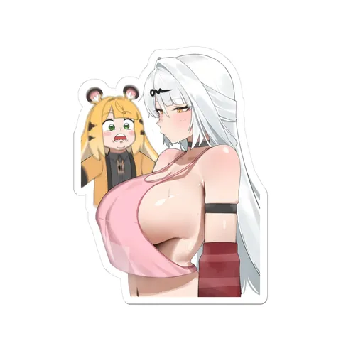 Yixuan Ju Fufu Pink Top sticker