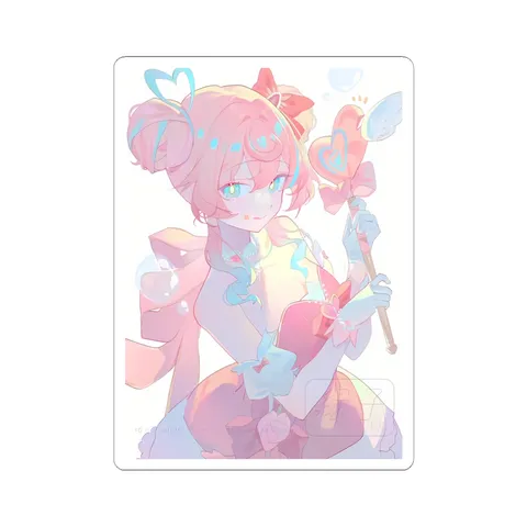 Hyacine Heart Shaped Wand sticker