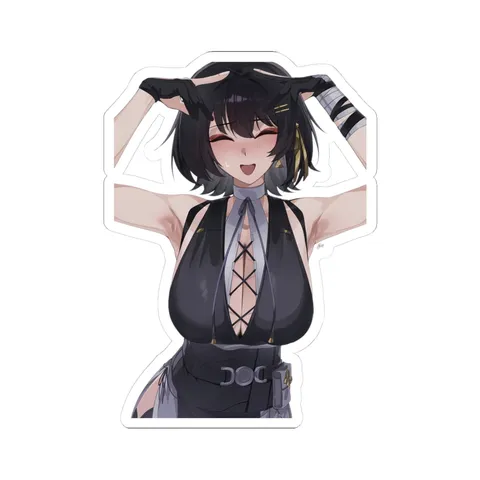 Female Rover Blushing Expression sticker