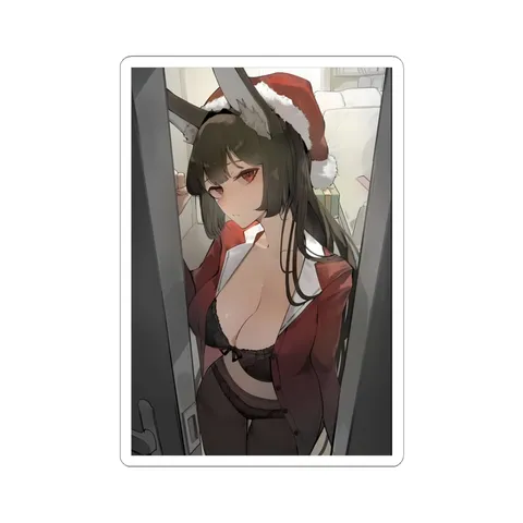 Hoshimi Miyabi Santa Hat sticker