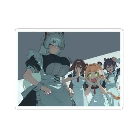Yixuan Ju Fufu Ye Shunguang Belle Maid Cafe Ruris Jewels sticker