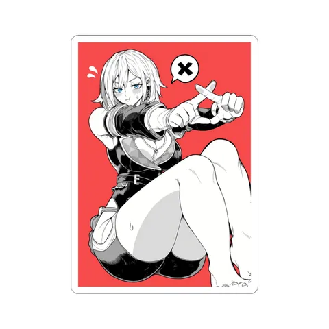 Topaz Pouting Expression — Sticker sticker