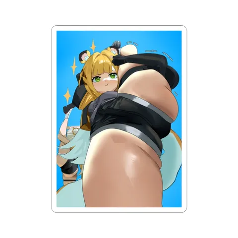 Ju Fufu Stretching sticker