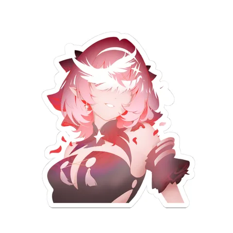 Remielle Dan White Blindfold — Sticker sticker