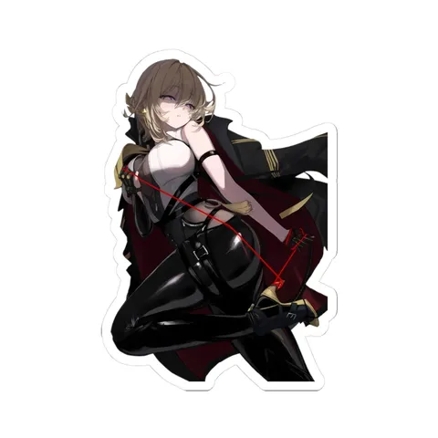 Evelyn Chevalier Latex Outfit sticker