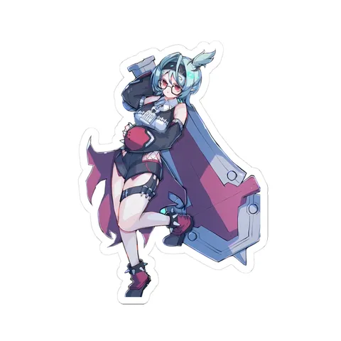 Roxy Ifrita Pryce Coffin Shaped Gear — Sticker sticker