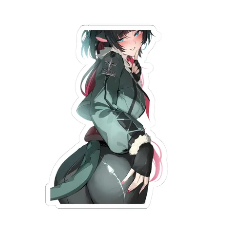 Jane Doe Grey Green Jacket sticker