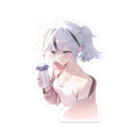 Camellya Casual Pink Outfit sticker
