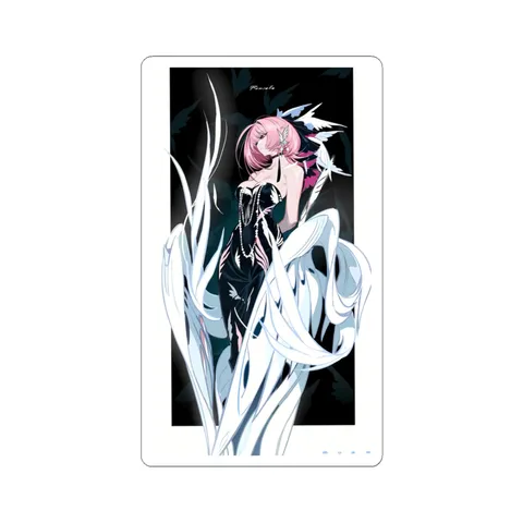 Remielle Black Strapless Dress sticker