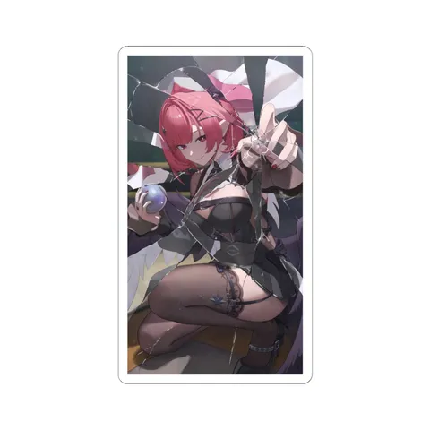 Remielle Dan Shattered Glass Pane — Sticker sticker