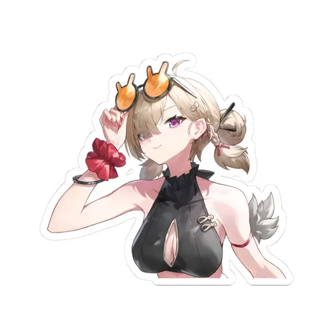 Sweety Orange Glasses sticker