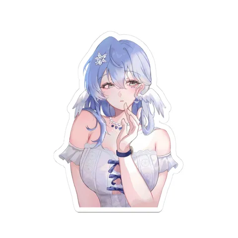 Robin Finger Heart sticker