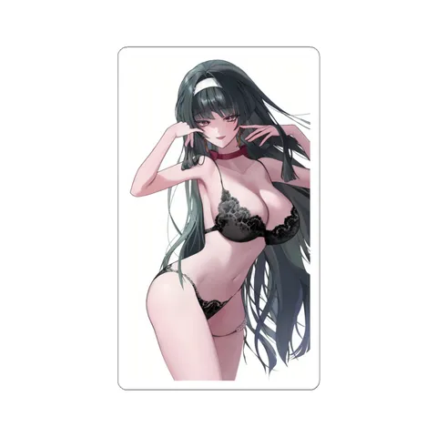 Astra Yao Black Lace Lingerie sticker