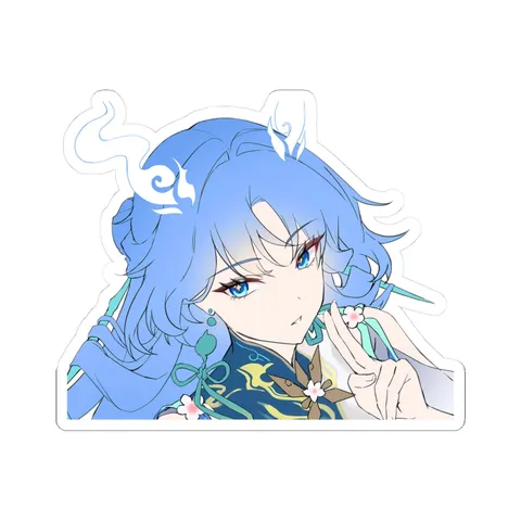 Qingxiao Floral Hairpin — Sticker sticker