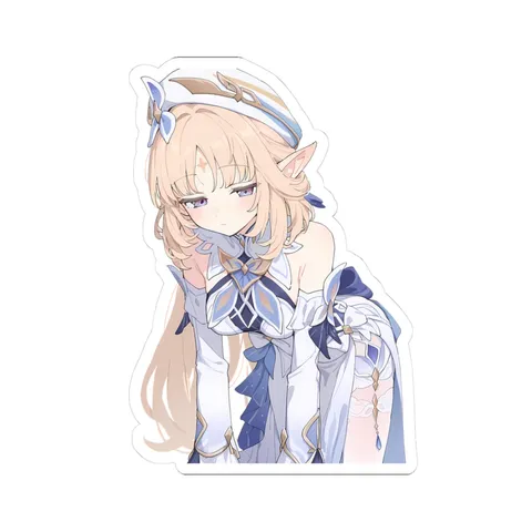 Nicole Reeyn Blue And White Outfit sticker