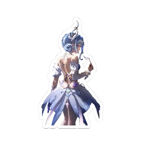 Odette Spessiva Holding Feather — Sticker sticker