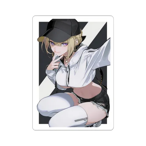 Evelyn Chevalier Cropped Hoodie sticker