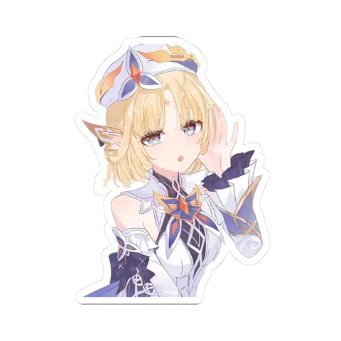 Nicole Reeyn White Cap sticker