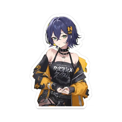 Belle Spiked Choker sticker