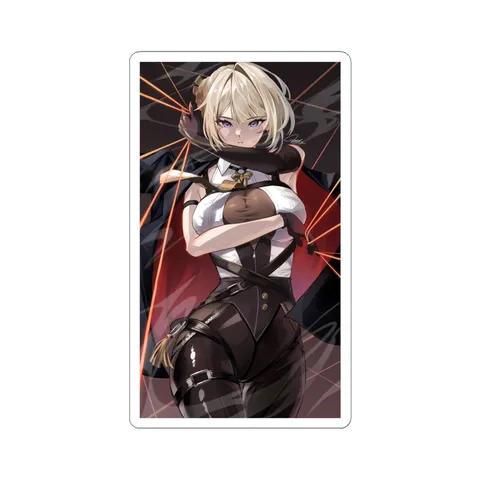 Evelyn Chevalier Orange Energy Threads sticker