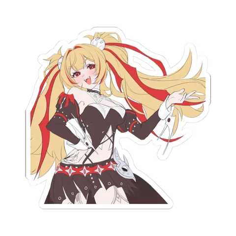 Claret Flint Gothic Dress — Sticker sticker