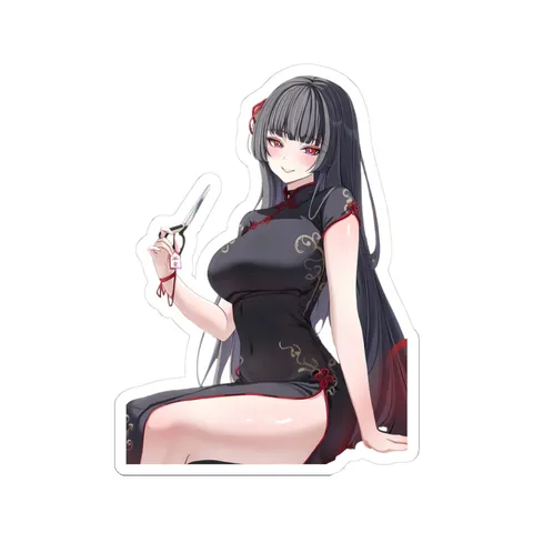 Chisa Black Qipao sticker